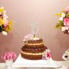 Rhinestone Cake Topper for Birthday Anniversary Elegant Silver Decoration Reusable for Parties and Celebrations view 4