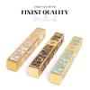 SURI Mezuzah for Door with Scroll, 6 Inch Gold and Blue Mezuzah Case with Non Kosher Scroll Inside, Fits a 5 Inch Scroll, Includes Adhesive and Gift Box view 2