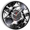 12 Inch Wall Vinyl Decorative Wall Clocks Birds & Flowers Wall Clock Animal Plant Nature Gramophone Record Wall Watch Laser Etched Vinyl Timepieces view 1