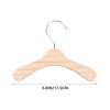 Mipcase 40pcs Pet Clothes Hanger Rack for Dogs and Cats Sturdy Wooden Costume Rack Portable and Easy to Store for Home Use Silver and Wood Color view 2