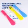 4PCS Autoclavable 7.5 Handle Spatula, Dental Straight Spatula, Dental Alginator Mixer, Mixing Spatula Alginate Spatula Plaster Spatula 4 Pink view 2