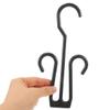 Cabilock Shoe Hangers with Double Hooks 60Pcs Plastic Shoe Hook Organizer for Wall Storage and Drying Space-Saving Display for Home Travel Retail view 3