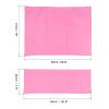 PATIKIL Director Chair Accessories Set, 5in1 Set Makeup Chair Canvas Replacement Kit and Portable Side Storage Bags, Hanging Mesh Bag, Pink view 3