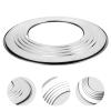 DEPILA Metal Steam Ring Bamboo Steamer Ring Adapter Stainless Steel Steaming Ring Adapter Bamboo Basket Steaming Basket Steamer Pot Accessories for Cooking Dumplings 31cm Shelf view 3