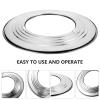 DEPILA Metal Steam Ring Bamboo Steamer Ring Adapter Stainless Steel Steaming Ring Adapter Bamboo Basket Steaming Basket Steamer Pot Accessories for Cooking Dumplings 31cm Shelf view 4