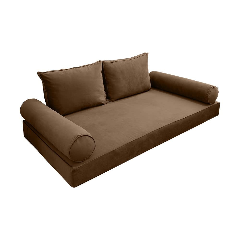 Cover ONLY Model V1 Full Velvet Same Pipe Indoor Daybed Mattress Cushion AD308