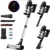 VYKLO V12 Cordless Vacuum Cleaner, 400W 65Mins Cordless Stick Vacuum Powerful Suction, LED Touch Display, Rechargeable Wireless Handheld Lightweight Vacuum for Home, Hard Floors, Carpet, Car, Pet Hair view 1
