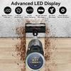 VYKLO V12 Cordless Vacuum Cleaner, 400W 65Mins Cordless Stick Vacuum Powerful Suction, LED Touch Display, Rechargeable Wireless Handheld Lightweight Vacuum for Home, Hard Floors, Carpet, Car, Pet Hair view 2