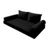 |SLIPCOVER ONLY| V1 Velvet Indoor Daybed Mattress Pillow Pipe Trim Full AD374 view 1