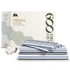 Mayfair Linen 100% Egyptian Cotton Printed Sheets Full Size Bed Set - 4 PC 600 Thread Count Full Sheets Set (Variegated Blue), Ultra Soft, Cooling, 16" Deep Pocket Sateen Weave Luxury Hotel Bedsheet view 1