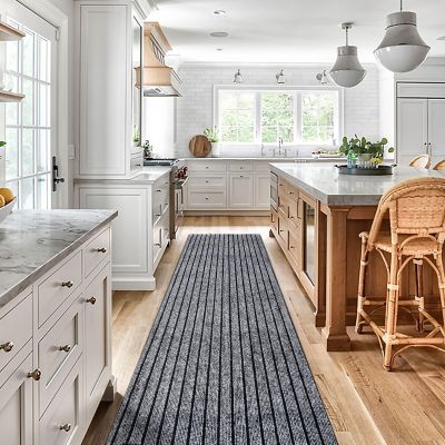 Gotohipi Runner Rug 4'x7'Indoor Outdoor Utility Carpet,Area Rugs with Non Slip Rubber Backing for Hallway Kitchen Entryway Balcony Garage Stair Laundry Room