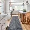 Gotohipi Runner Rug 4'x7'Indoor Outdoor Utility Carpet,Area Rugs with Non Slip Rubber Backing for Hallway Kitchen Entryway Balcony Garage Stair Laundry Room view 1