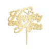 Happily Ever After Wedding Cake Toppers Funny Wedding Cake Topper Gift For Bride Groom Word Art Wedding Cake Decor Anniversary Engagement Bridal Shower Party Decoration Cake Supplies view 2