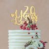 Anniversary Custom Year Wedding Cake Toppers Gift For Bride Groom Funny Cake Toppers Wedding Wedding Cake Decor Bridal Shower Engagement Party Decoration Cake Supplies view 2