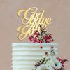 God Gave Me You Cake Toppers Gift For Bride Groom Custom Wedding Cake Toppers Calligraphy Rustic Cake Decor Engagement Bridal Shower Party Decoration Cake Supplies view 4