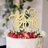Bride to Be Cake Topper Gift For Bride Groom Art Font Rustic Cake Decor Funny Wedding Cake Topper Bridal Shower Anniversary Engagement Party Decoration Cake Supplies