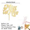 Miss to Mrs Wedding Cake Toppers Gift For Bride Groom Funny Wedding Cake Topper Modern Wedding Cake Decor Bridal Shower Anniversary Party Decoration Cake Supplies view 1