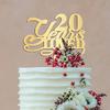 Anniversary Custom Year Wedding Cake Toppers Gift For Bride Groom Monogram Wedding Cake Decor Funny Cake Topper Engagement Anniversary Party Decoration Cake Supplies view 2