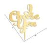 I Choose You Wedding Cake Topper Gift For Bride Groom Romance Cake Toppers Personalized Wedding Rustic Cake Decor Engagement Anniversary Bridal Shower Party Decoration Cake Supplies view 1