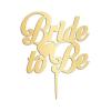 Bride to Be Cake Toppers Gift For Brides Mr&Mrs Wedding Cake Topper Wedding Wedding Rustic Cake Decor Bridal Shower Engagement Party Decoration Cake Supplies view 2