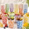 Marsui 120 Pack 12oz Hawaiian Luau Party Paper Cups, Tropical Hibiscus Disposable Drinking Cups, Summer Beach Luau Theme Party Decorations Supplies for Birthday Pool Beach Tropical view 2