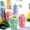 Marsui 120 Pack 12oz Hawaiian Luau Party Paper Cups, Tropical Hibiscus Disposable Drinking Cups, Summer Beach Luau Theme Party Decorations Supplies for Birthday Pool Beach Tropical view 3