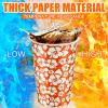 Marsui 120 Pack 12oz Hawaiian Luau Party Paper Cups, Tropical Hibiscus Disposable Drinking Cups, Summer Beach Luau Theme Party Decorations Supplies for Birthday Pool Beach Tropical view 4