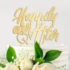Happily Ever After Cake Toppers Gift For Bride Groom Romance Wedding Cake Toppers Wedding Wedding Rustic Cake Decor Anniversary Bridal Shower Party Decoration Cake Supplies view 3