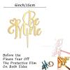 Be Mine Cake Toppers Custom Cake Topper Gift For Bride Groom Personalized Cake Decor Anniversary Engagement Bridal Shower Party Decoration Cake Supplies view 3