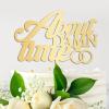 About Damn Time Wedding Cake Toppers Gift For Bride Groom Funny Wedding Cake Topper Romance Cake Decor Anniversary Engagement Bridal Shower Party Decoration Cake Supplies view 3