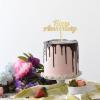 Happy Anniversary Wedding Cake Topper Gift For Bride Groom Funny Wedding Cake Toppers Elegant Cake Decor Engagement Anniversary Bridal Shower Party Decoration Cake Supplies view 3