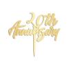 Anniversary Custom Year Wedding Cake Toppers Gift For Bride Groom Romance Rustic Cake Decor Art Font Wedding Cake Topper Bridal Shower Anniversary Party Decoration Cake Supplies view 2