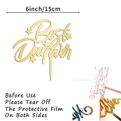 Best Day Ever Cake Toppers Gift For Bride Groom Modern Wedding Cake Decor Elegant Wedding Cake Toppers Bridal Shower Engagement Party Decoration Cake Supplies
