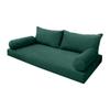 Prolinemax Style V2 Twin Size Velvet Knife Edge Indoor Daybed Bolster Pillow Cushion Mattress Fitted Sheet |Cover ONLY| AD317 view 2