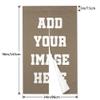 JCETUNO Design Image Personalized Japanese Noren Doorway Curtain Tapestry Doorway Divider for Gifts Decor Business Customize, Brown Savana, Wide 27.5" view 4