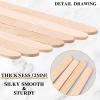 2000 Pcs Individually Wrapped Wooden Coffee Stirrers, Disposable Coffee Stir Sticks Round End Sticks Bulk Wood Stirrers for Cocktail Hot Drinks Restaurant Bar Home Office (7.5 Inch) view 2