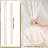 2000 Pcs Individually Wrapped Wooden Coffee Stirrers, Disposable Coffee Stir Sticks Round End Sticks Bulk Wood Stirrers for Cocktail Hot Drinks Restaurant Bar Home Office (7.5 Inch) view 3