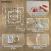 DIWNELEM Acrylic Wedding Card Box with Lock Clear Large Letter Envelope Box Acrylic Wedding Gift Card Box Money Box for Reception Baby Shower Birthday Party Graduation Decorations view 3