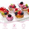 150 Pcs 3 oz Mini Dessert Bowls Small Appetizer Dessert Cups Reusable Mini Clear Plastic Bowls Small Party Serving Cups for Mousse, Puddings, Appetizers, Condiments, Snacks,ketchup, Soy, BBQ, Party view 3