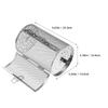 SHERCHPRY Stainless Steel Rotisserie Basket for Air Fryer Oven - 9.84X5.51X5.51In 360 Rotating Drum Roaster with Easy-Open Door for Roasting Nuts Meat Coffee Beans view 2
