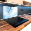 Glass Worktop Saver Splashback Chopping Board 31.5x20.47 in/80x52 cm - "Dandelion" view 3
