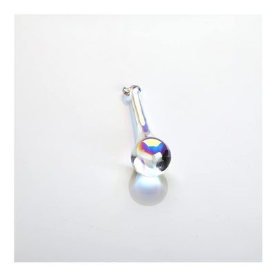 JUIYU Chandelier Crystal Prisms Pendants 16 * 60mm 20 * 80mm Raindrop Crystal Chandelier Pendants Chandelier Crystal Prisms Pendants (Color : AB, Size : 20x80mm 14pcs)