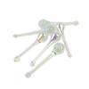 JUIYU Chandelier Crystal Prisms Pendants 16 * 60mm 20 * 80mm Raindrop Crystal Chandelier Pendants Chandelier Crystal Prisms Pendants (Color : AB, Size : 20x80mm 14pcs) view 4