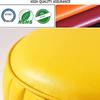 OLOTU Soft Touch Ottomans Premium Leather Foot Stool Round Sofa Stool Foot Rest with Golden Base Comfy Comfortable and Breathable view 4