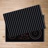 Glass Worktop Saver Splashback Chopping Board 31.5x20.47 in/80x52 cm - "Gray stripes" view 1