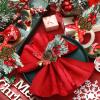 12 Pieces Christmas Napkin Rings Holder Pine Cones Poinsettia Pumpkin Wooden Napkin Rings Decor for Christmas Thanksgiving Birthday Party Supplies (Bell and Pine Cone Style) view 3