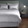 Ropulance Bedding Pure Cotton Duvet Set with Fitted Sheet, 4 Pc Duvet Cover Set, Deep Pocket, 2 Pillow Cover with Zipper Closure, Durable Bedding Set (Silver Grey,Short Queen) view 3