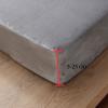 FCLDESHOP Bedding Fitted Sheet Deep Pocket,Autumn Winter Warm Solid Color Crystal Velvet Bedding Sheets,Hotel Homestay Non-Slip Box Spring Mattress Protector,Sky Blue,180cm200cm view 3