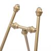 Floor Easel Stand Adjustable Display Stand Metal Large Free Standing Display Stand for Weddings Welcome Signs Posters Art and Any Exquisite Displays, Gold view 4