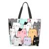 ASYG Cat Tote - Large Shoulder Bag, Cute Reusable Handbag for Women, Shopping & Grocery, Work Bag view 1